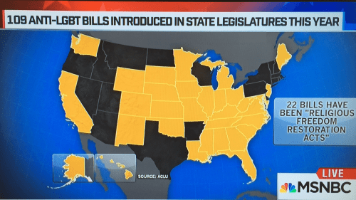 Anti LGBT Bills Introduced in the US in 2016 ACLU