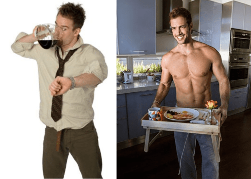 men and their coffee