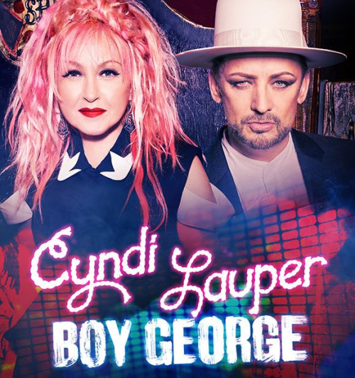 Cyndi Lauper and Boy George perform at Wang Theatre Saturday, May 21