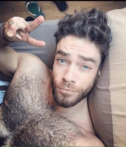 hairy, handsome, hunk