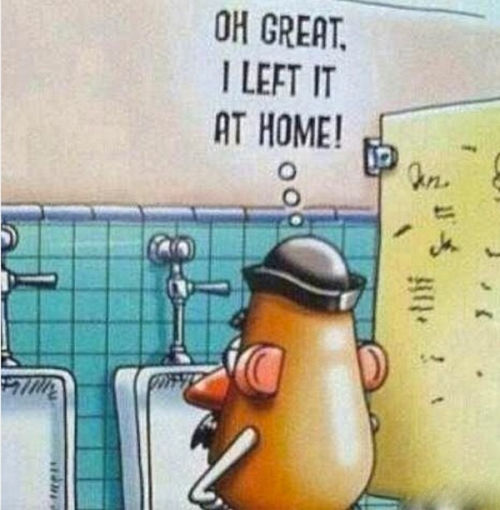 Mr Potato missing penis