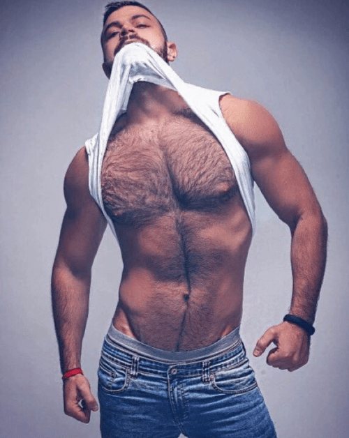 handsome, hunk, hairy