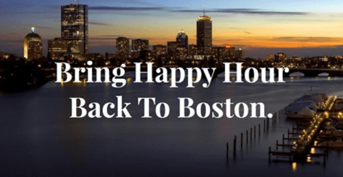 Bring Back Happy Hour to Boston