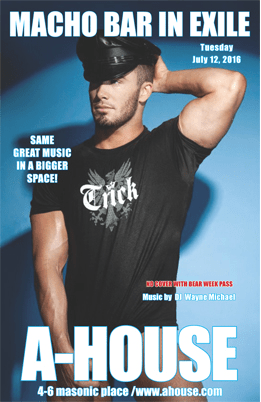 Macho Bar in Exile Bear Week Party Provincetown