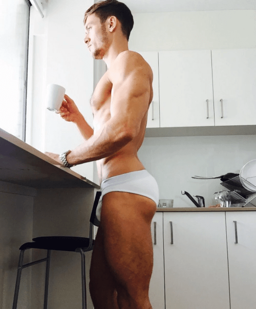 underwear, handsome, hunk