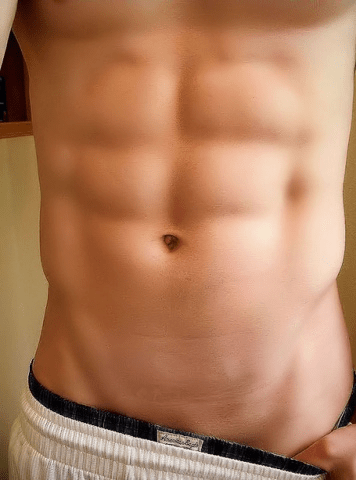 male torso, abdominals 