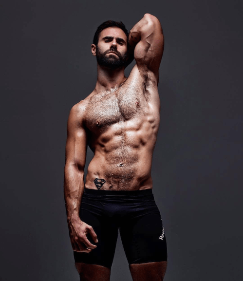 handsome, muscles, shirtless man