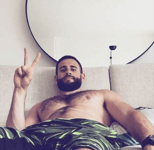 handsome, hunk, hairy, beard