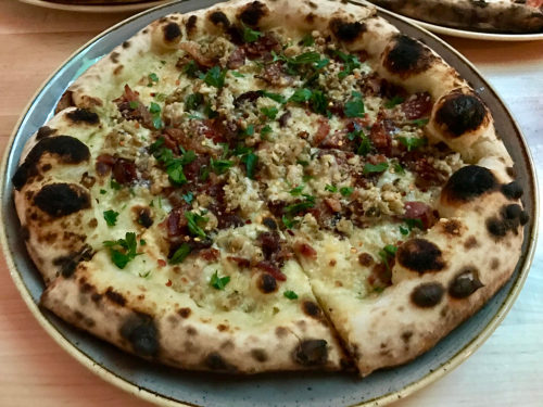 10" Wellfleet Clam & Bacon Pizza $18