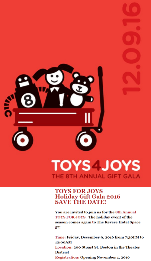 Toys for Joys, T4J 2016