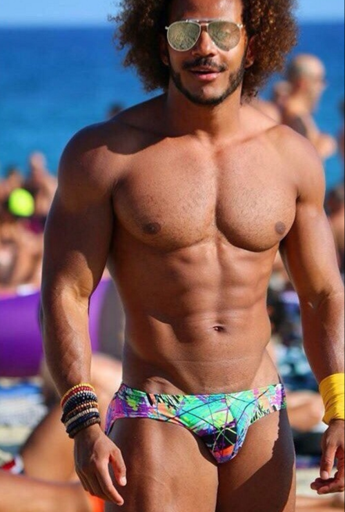handsome, hunk, speedo, muscles