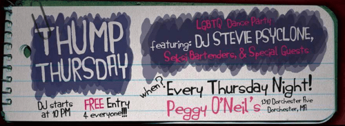 Peggy O'Neil's, gay boston