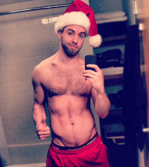 Furry Friday, handsome, hunk, hairy, Christmas