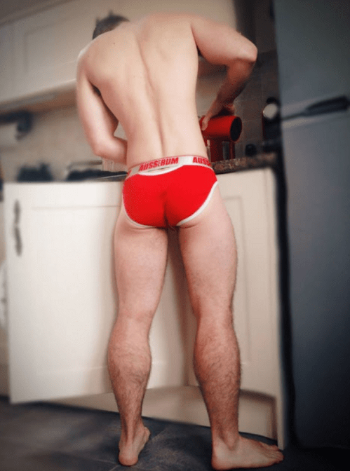red, male ass, hairy legs, male torso