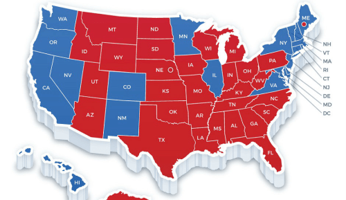 2016 Presidential election Electoral College results (apologies for cutting off AK)