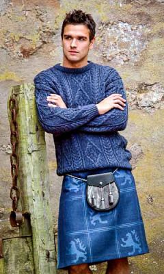 blue, blue kilt, handsome man in kilt, men in kilts