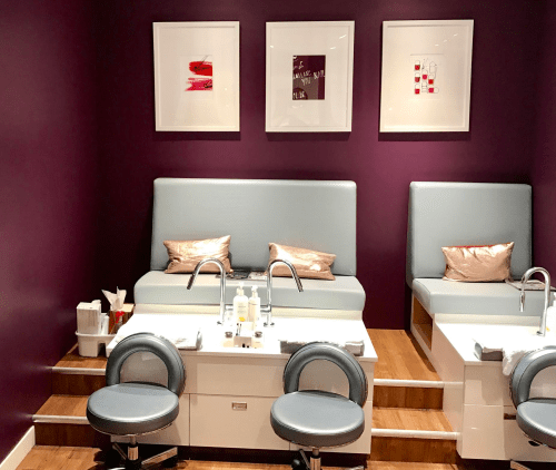 MiniLuxe Seaport pedicure stations
