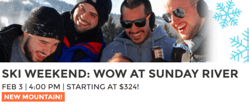 Sunday River Mountain, gay ski