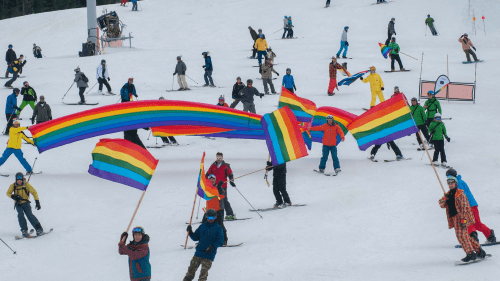 gay Canada, gay ski