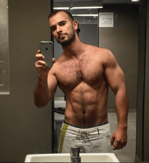 Tico Braga, handsome, hairy, hunk, muscles
