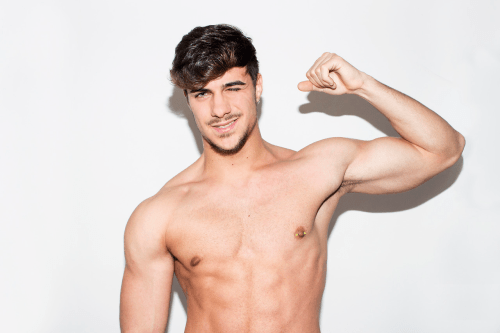 hunk, handsome, shirtless guy