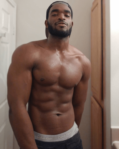 handsome, hunk, shirtless black man, handsome black man