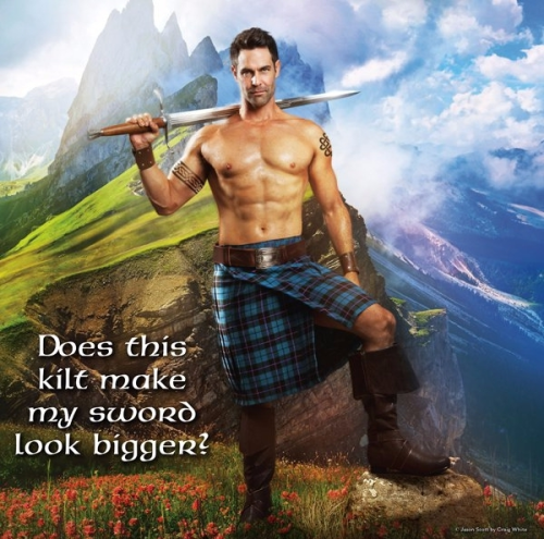 kilty pleasures, does this kilt make my sword look bigger