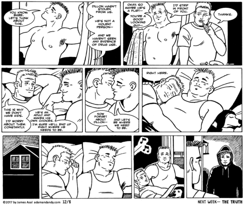 James Asal Jr, Gay comic strip