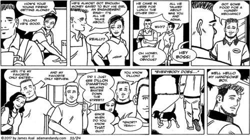 James Asal Jr., gay cartoon