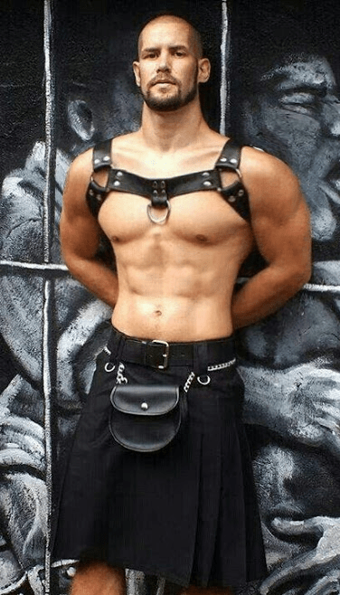 handsome, hunk, shirtless guy