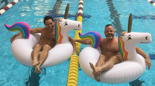 Brian Moynihan, William Lawson, LANES, Liquid Assets New England Swimming, gay boston