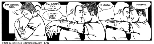 james asal jr, gay comic strip, gay cartoon