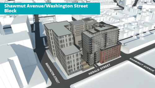 South End development, Shawmut Avenue/Washington Street Block Public Meeting