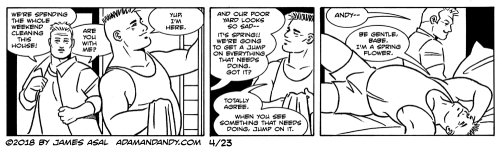 james asal jr., gay cartoon, gay comic strip