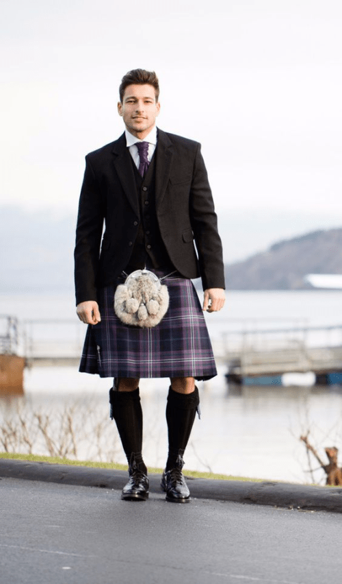 furry sporran, handsome guy