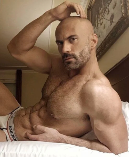 sexy man in bed, handsome, hunk
