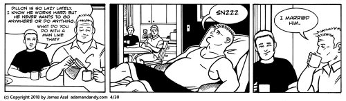 James Asal Jr., Gay comic strip, gay cartoon