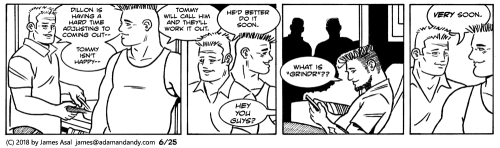 gay cartoon, gay comic strip