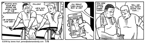 James Asal Jr, gay cartoon, gay comic