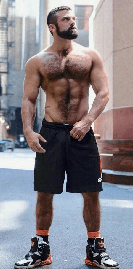 handsome, hunk, model, hairy, muscular guy