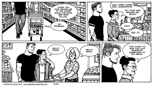 gay comic, gay cartoon, james asal jr