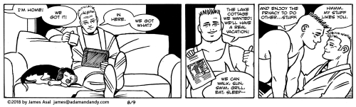 James Asal Jr., gay comic strip, gay cartoon