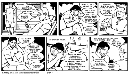 gay comic, gay cartoon, james asal jr