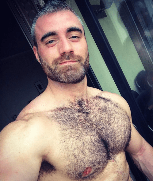 handsome, hunk, hairy, daddy, silver fox, handsome guy, shirtless, hairy chest