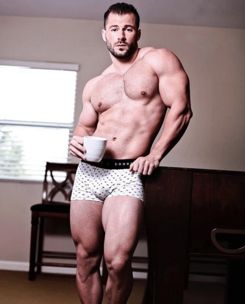 handsome, hunk, underwear