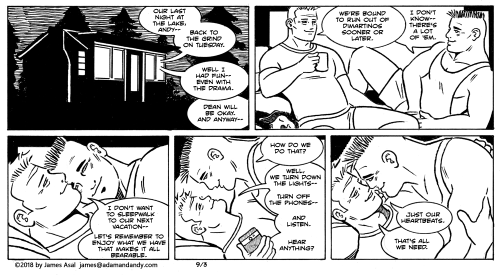 james asal jr, gay comic strip, gay cartoon