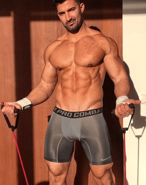 handsome, hunk, muscles