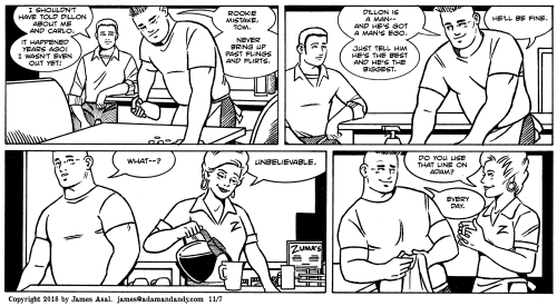 James Asal Jr, gay comic