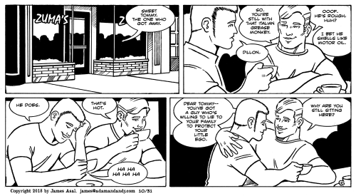 james asal jr, gay comic, gay cartoon