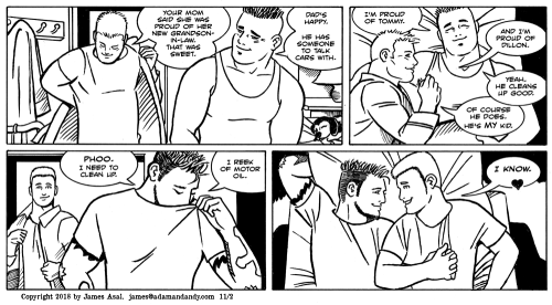 james asal jr, gay comic, gay cartoon